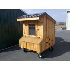 Fully Assembled Chicken Coop Quaker Style 5x4