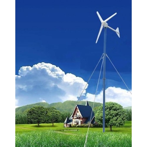 Complete Off grid Cabin Wind Turbine 5000 Watt Generator Package