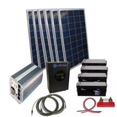 Remote Solar Cabin Package w/ 5000w Inverter
