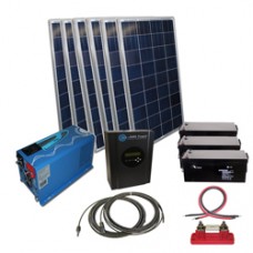 Remote Solar Cabin Package w/ 3000w Inverter