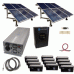 Homestead 432KWH Monthly Output Off Grid Solar Kit With 7000 Watt Power Inverter 